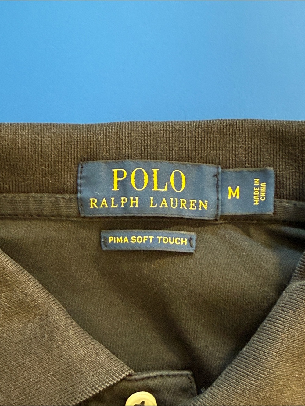 Polo by Ralph Lauren Black Short-Sleeve Cotton Polo with Embroidered Pony - Picture 12 of 12